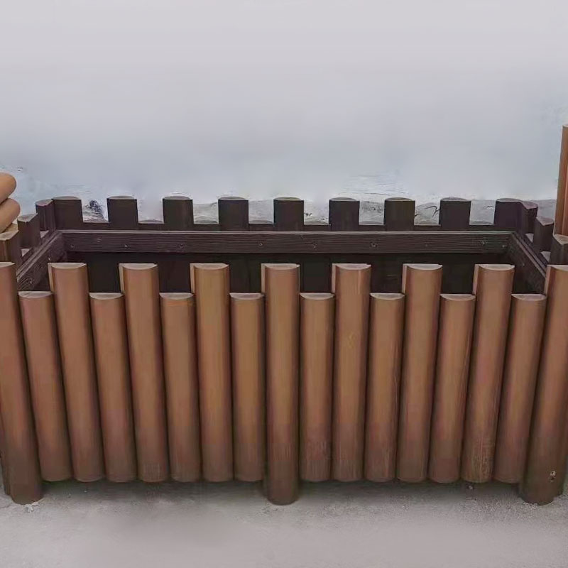 Garde-corps pour jardinière en bois anticorrosion
