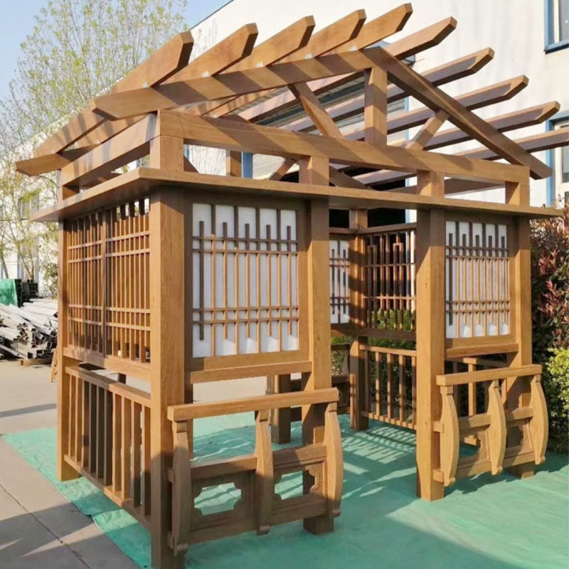 Pergola bois plastique