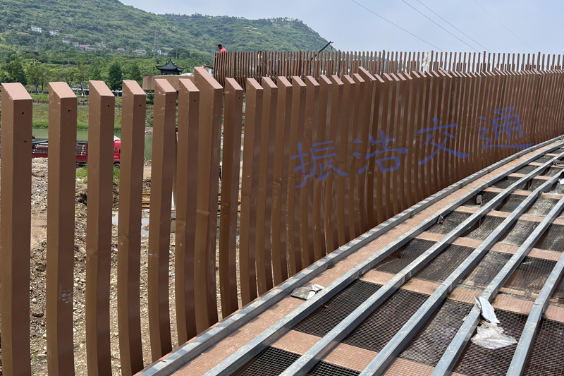 Garde-corps en alliage d'aluminium